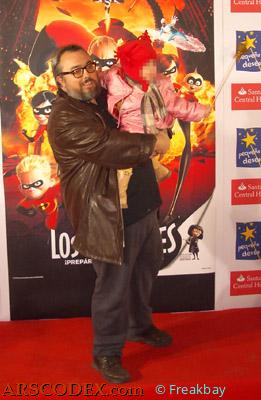 Álex de la Iglesia en la Premiere Los Increibles Madrid
