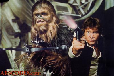 Han Solo y Chewbacca
