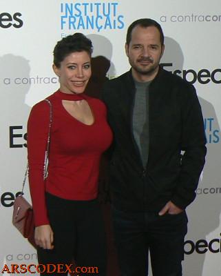 Ángel Martín y Eva Fernández en la premiere Especiales en Madrid