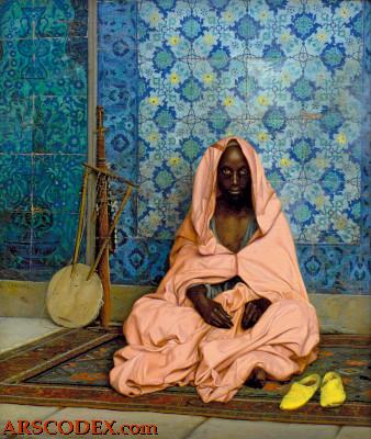 The African bard (or the black bard) by Gérôme