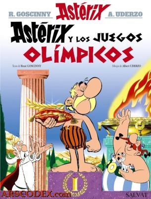 Portada de un álbum de Astérix y Obélix